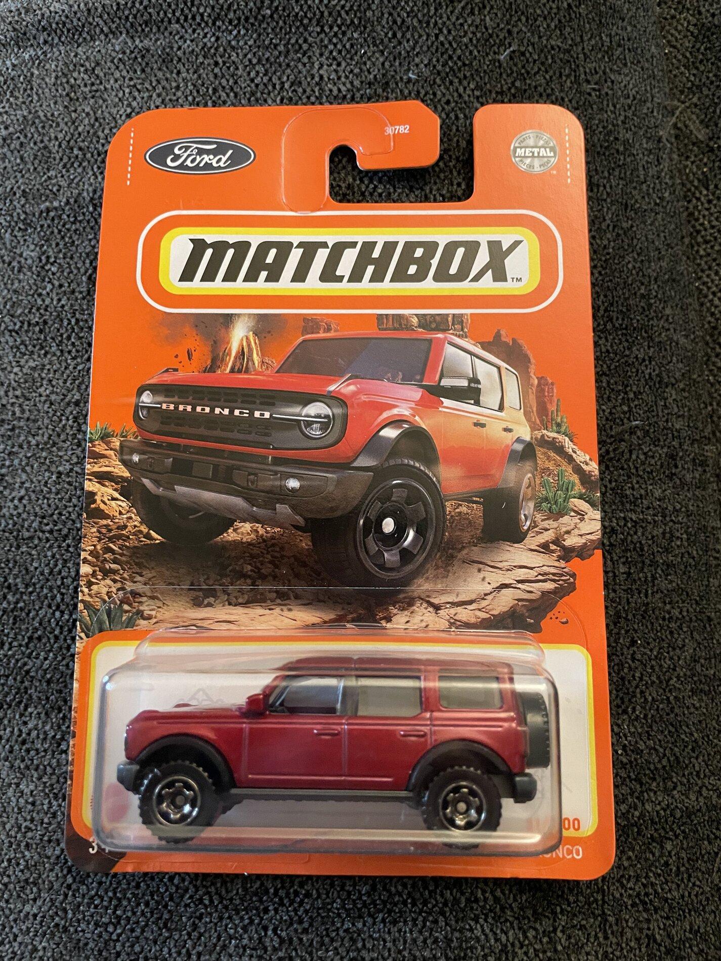 Ford Bronco Matchbox: 2021 Bronco 4 DR 3AE7D522-1989-4455-9689-07D653FD5F70