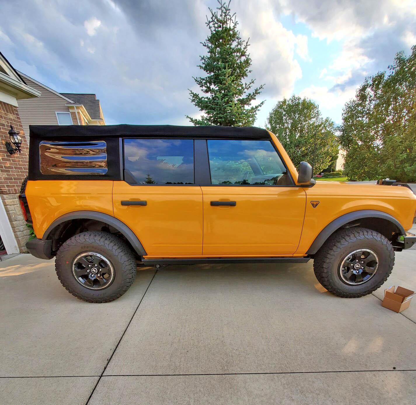 Ford Bronco Beadlock Capable Wheels Rings Removal and Color Changed (Powdercoated) - Non-Sasquatch Badlands 2021 Bronco Beadlock Wheels Ring removed 1