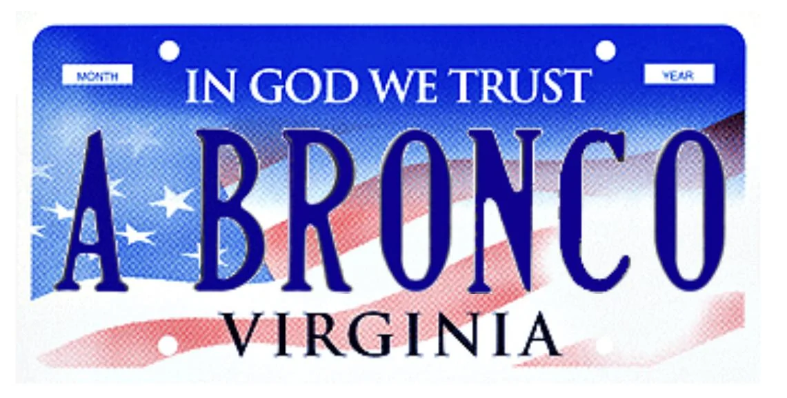 Ford Bronco Custom vanity license plate for Bronco? 7FDF3969-0D48-4DBB-8D2B-B4487F1A669F