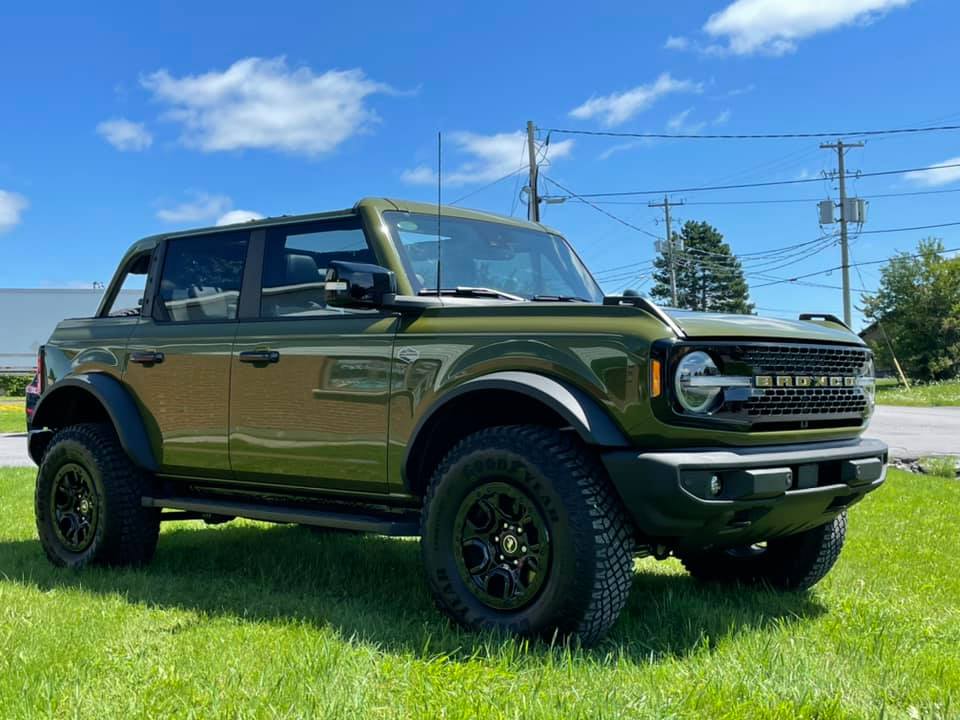 Ford Bronco Army Green 2021 Ford Bronco Wildtrak (Wrap) Army Green Wrapped 2021 Ford Bronco 2