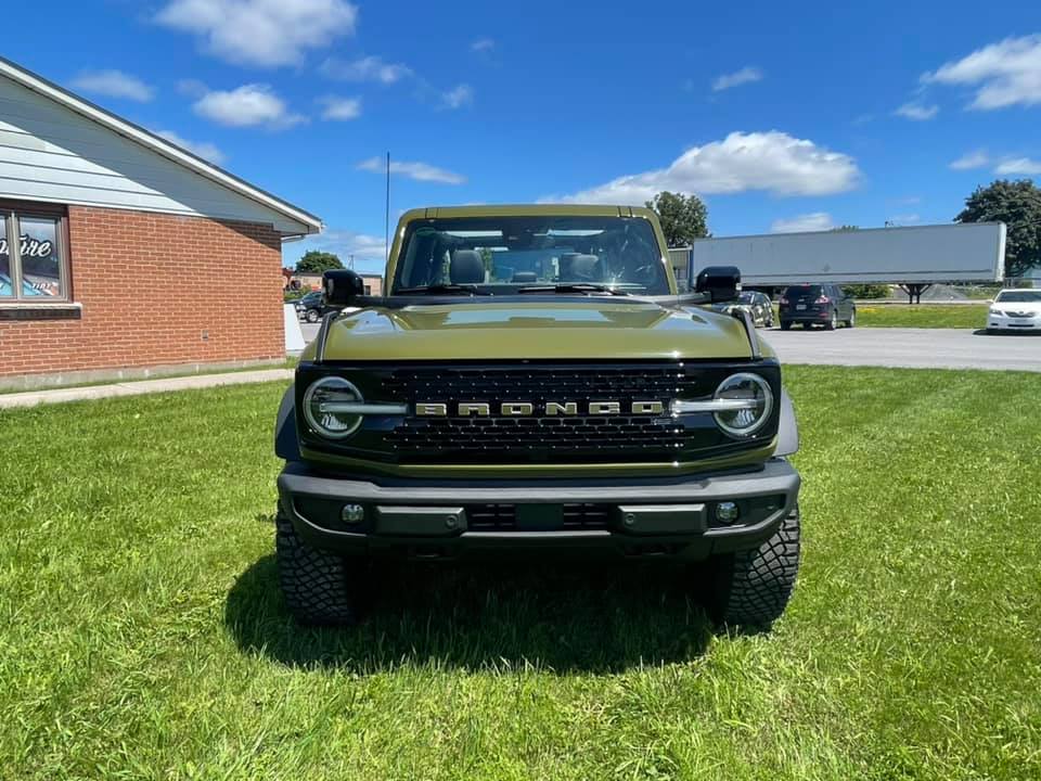 Ford Bronco Army Green 2021 Ford Bronco Wildtrak (Wrap) Army Green Wrapped 2021 Ford Bronco 4