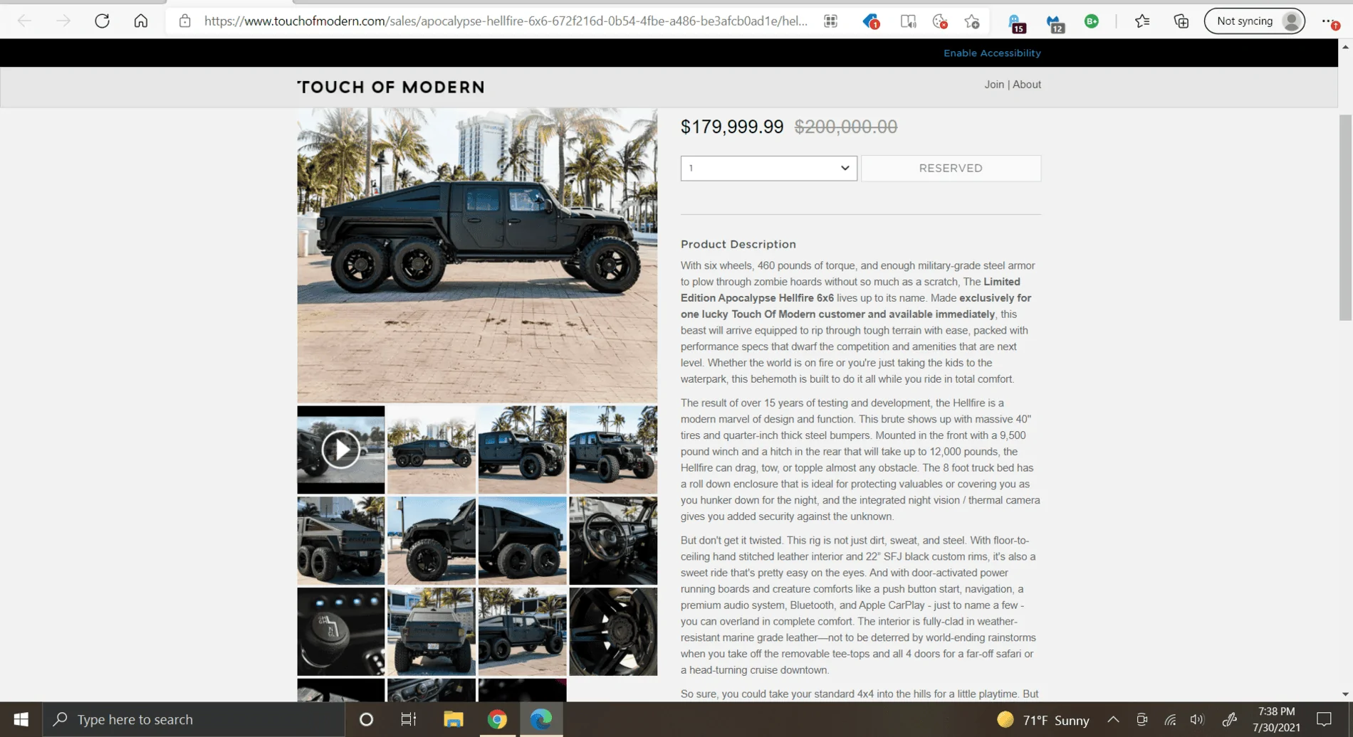 Ford Bronco HELLFIRE 6X6 // BLACK OUT 1627688722531