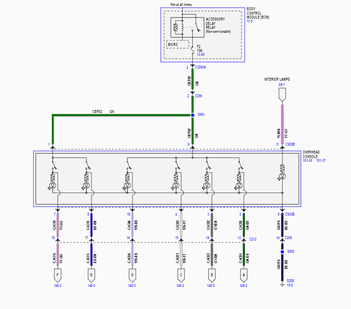Ford Bronco Installing overhead aux switches after sales? 1627728633482