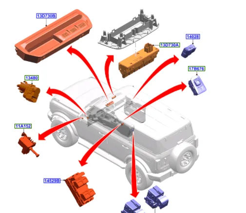 Ford Bronco Installing overhead aux switches after sales? 1627736572101