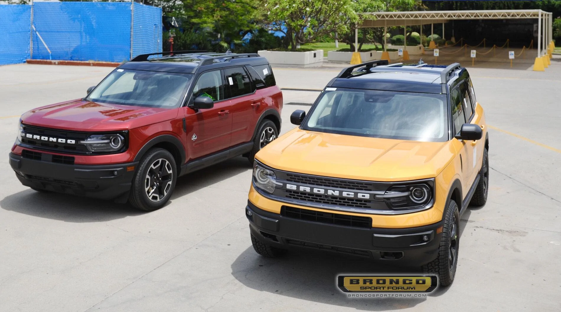Ford Bronco Rapid Red and Cactus Gray Previewed on Bronco Sport cyber-orange-rapid-red-bronco-sport-jpg