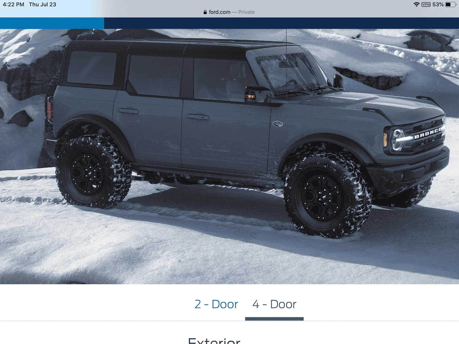 Ford Bronco Comparison: Cactus Gray vs. Toyota Cement Gray F772F289-DF0F-450F-944A-18A75D00E1B6