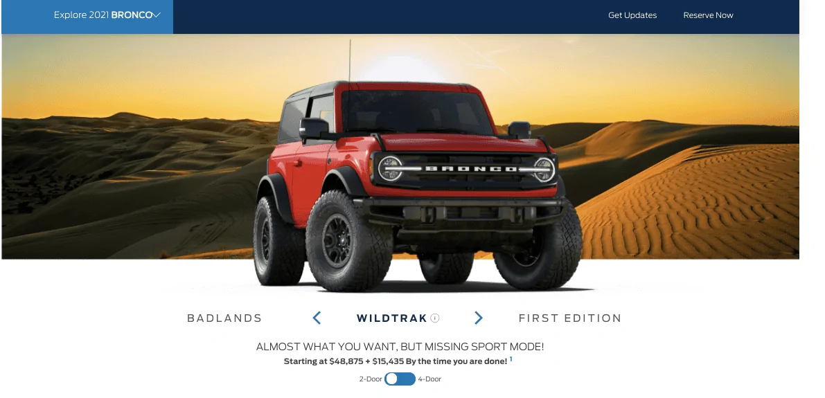 Ford Bronco Is Ford working on the website live??? Screen Shot 2020-07-23 at 7.07.25 PM