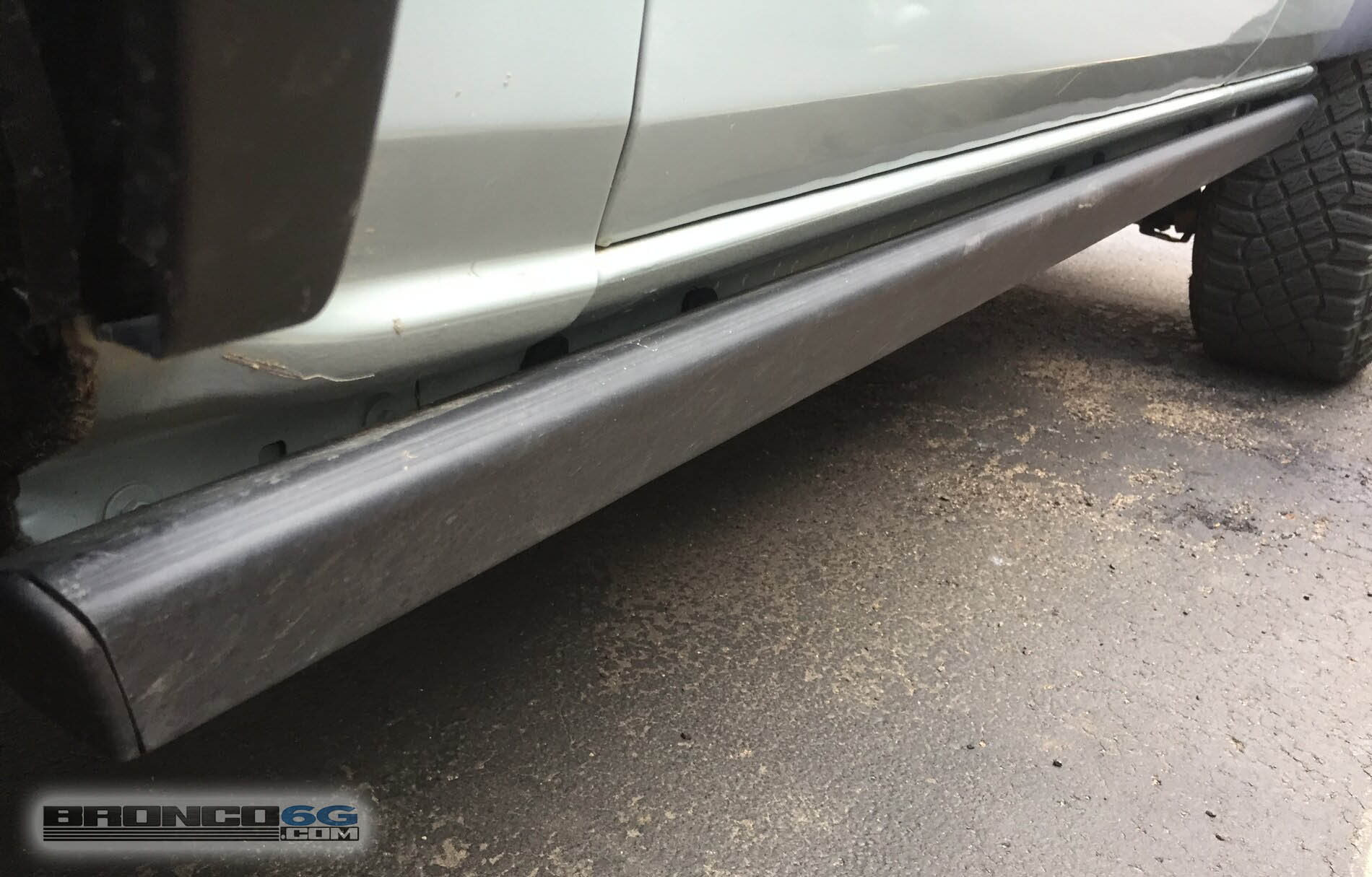 Ford Bronco Exterior accessory mounts spotted on test mule 2021 Bronco Sasquatch Rock Rails