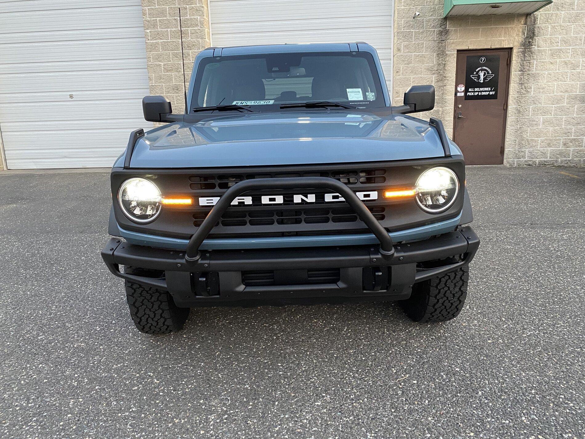 Ford Bronco Updated - Need some help with a front license plate bracket solution 03BE547E-1E42-439E-8C3B-0C3408C2EBE0