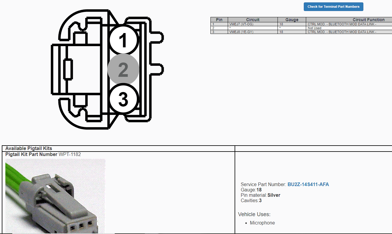 Ford Bronco Bronco Speaker connections 1627994142655