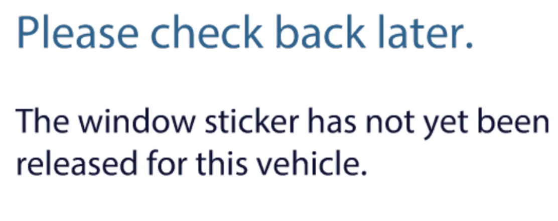 Ford Bronco How to create a Window Sticker tracker 1628093785492
