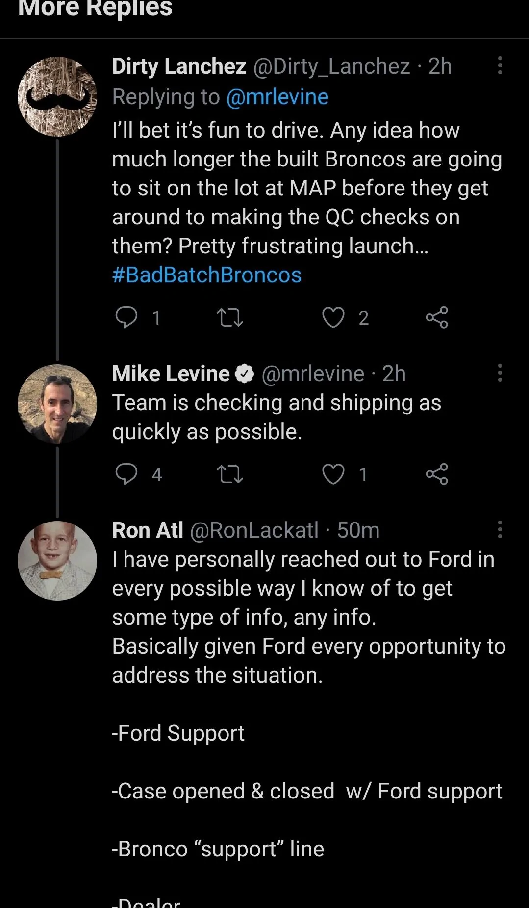 Ford Bronco 6/30 blend dates Screenshot_20210805-063313_Twitter