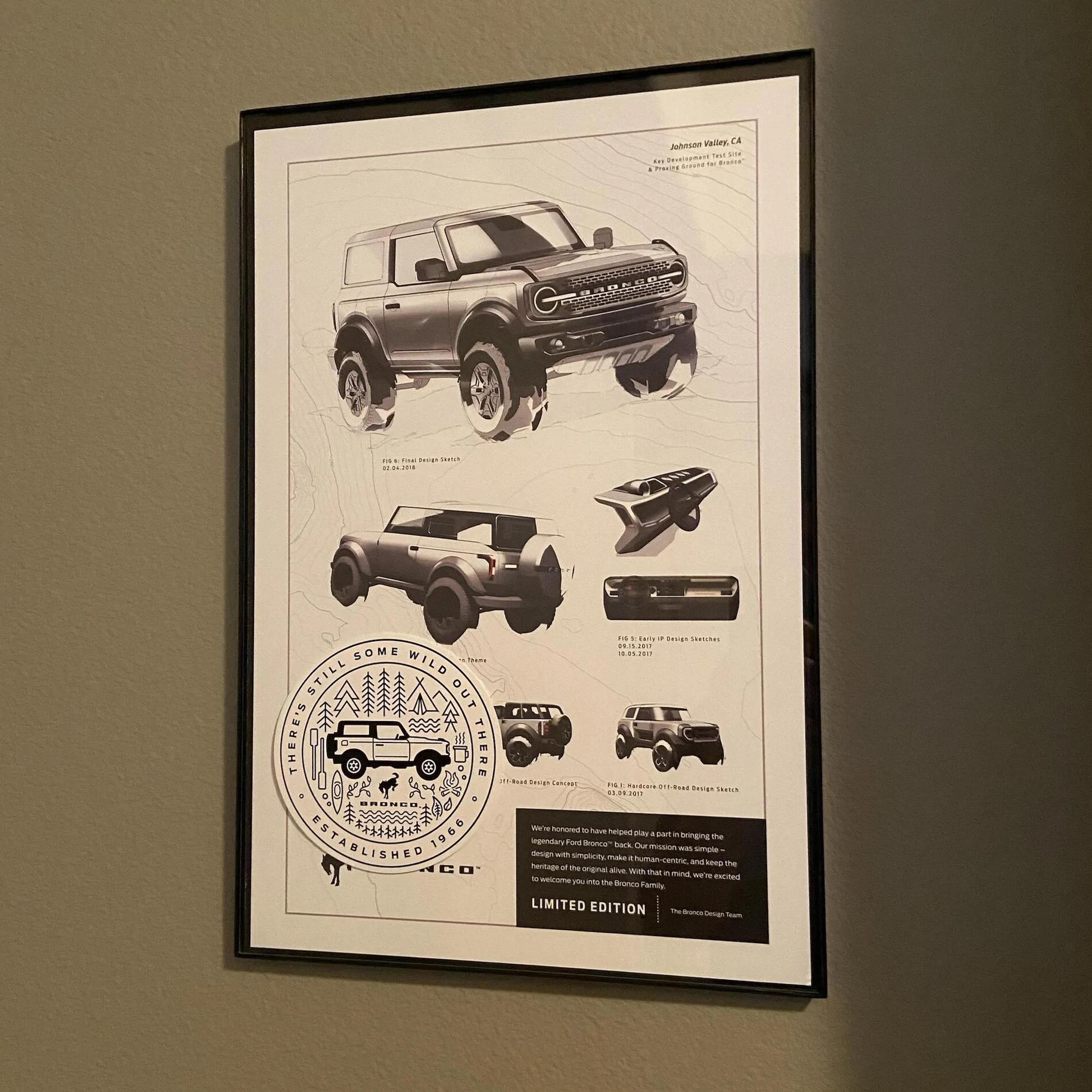 Ford Bronco Poster Frame 6LQ1mPo