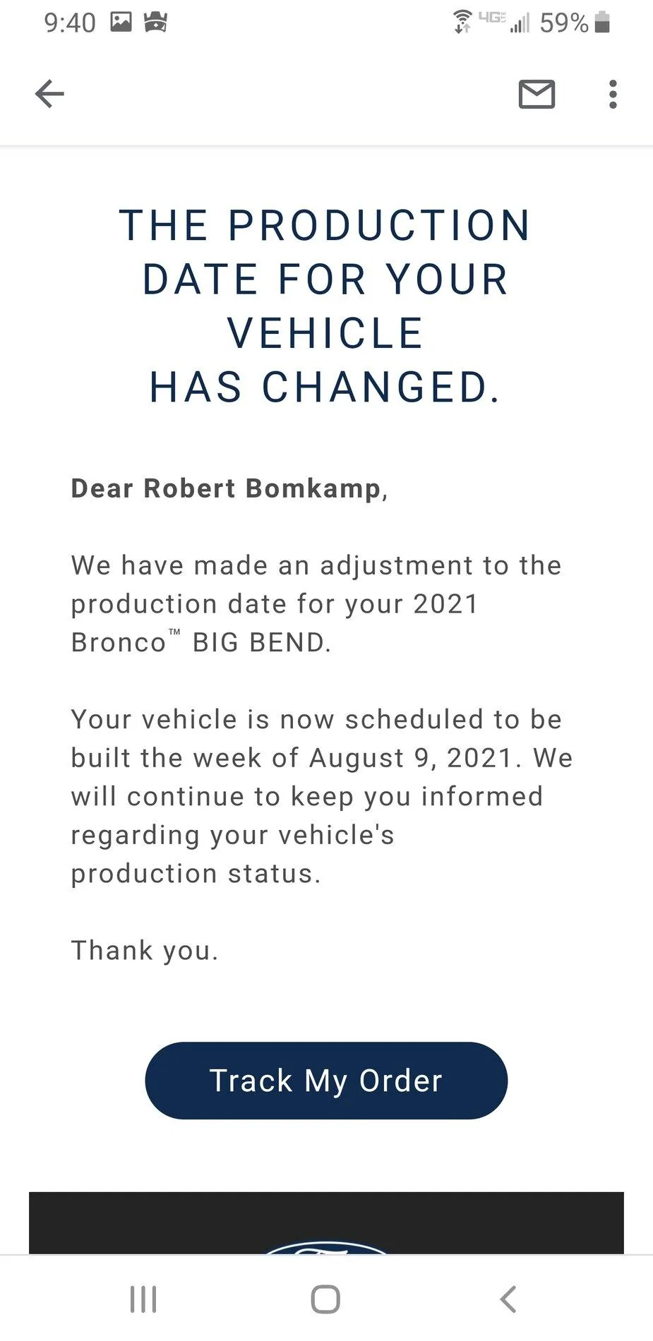Ford Bronco At what point do they become my22? Screenshot_20210807-214036_Gmail