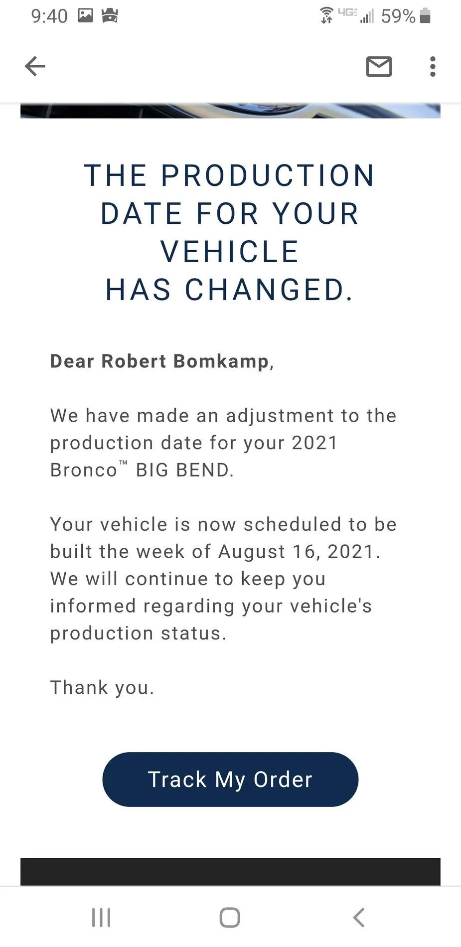 Ford Bronco At what point do they become my22? Screenshot_20210807-214001_Gmail