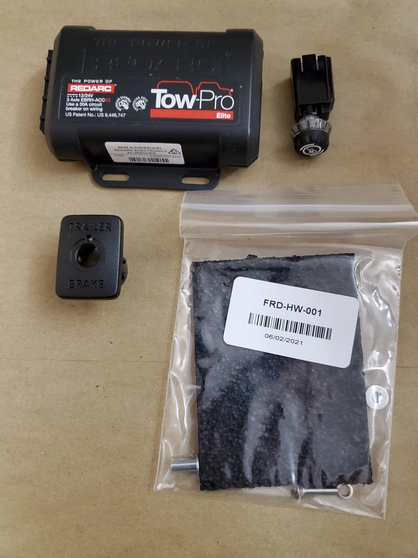 Ford Bronco Ford trailer brake controller unboxing 20210807_235612