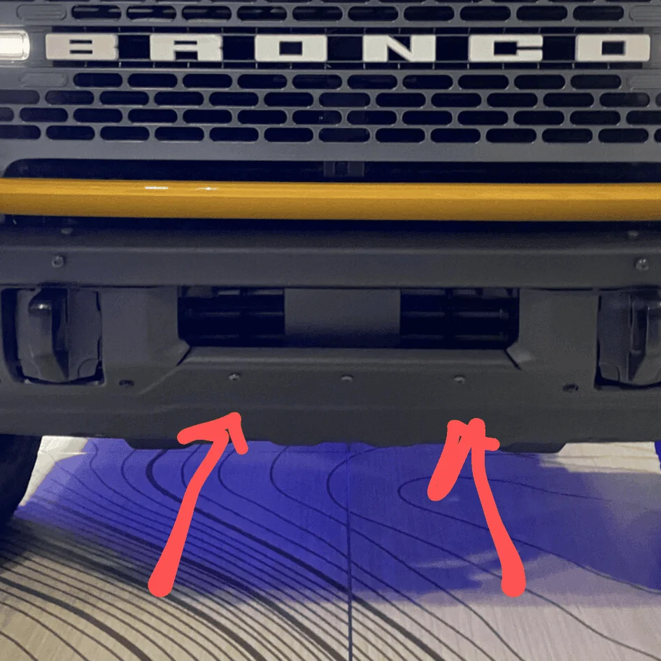 Ford Bronco Front License plate blocking brake assist sensor Screenshot_20210713-183226_2
