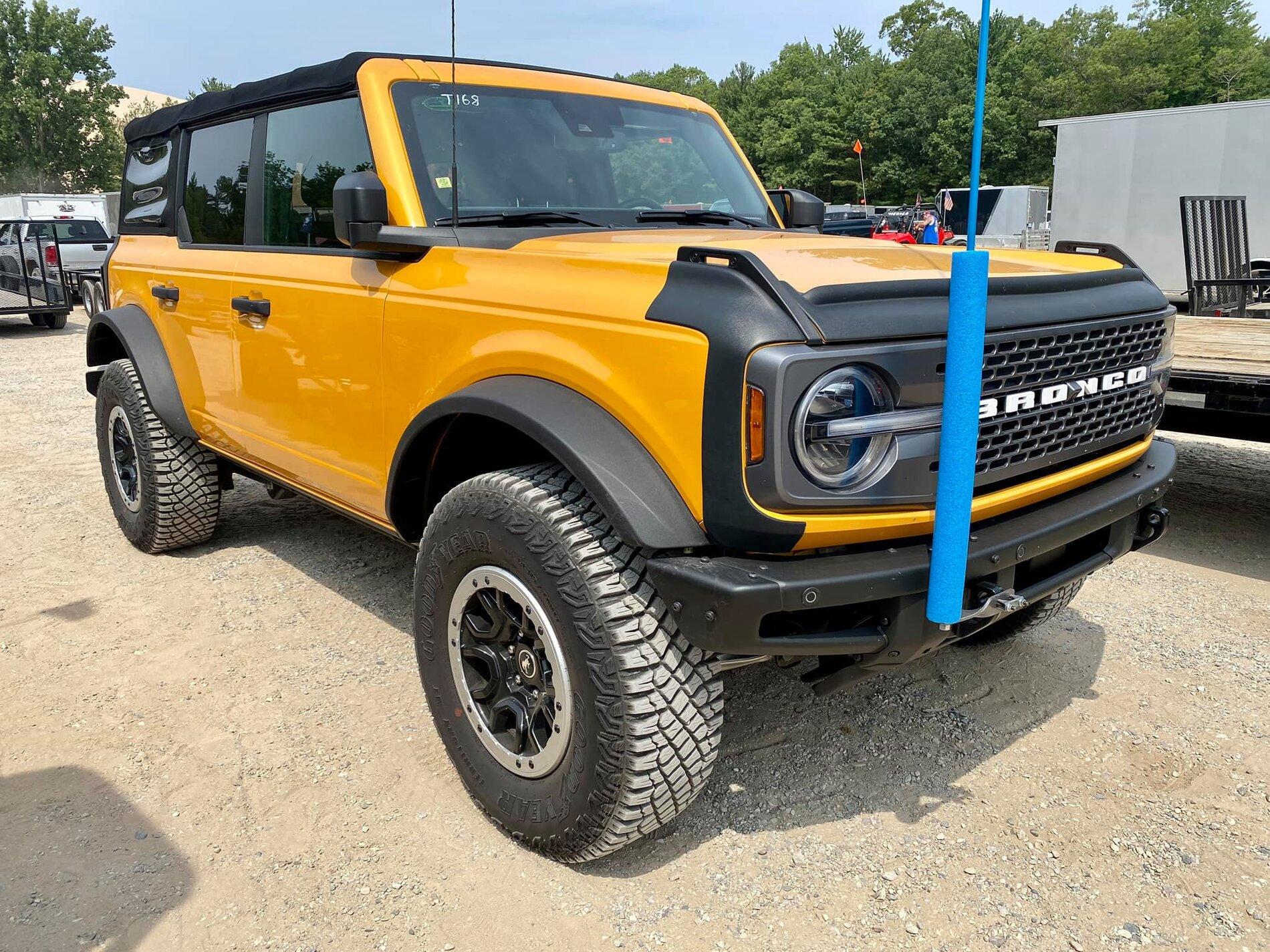 Ford Bronco First look at Trail Armor by Lund on 2021 Bronco - Aeroskin Hood Protector, Front Corners and Rear Corners 2021 Bronco Trail Armor Hood Protector Aeroskin II & Front Corners by Lund 2