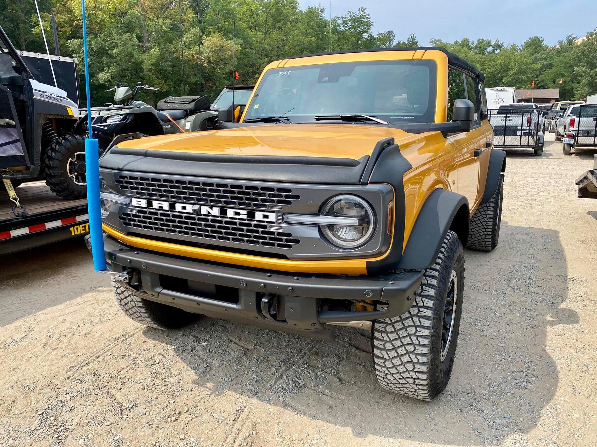 Ford Bronco First look at Trail Armor by Lund on 2021 Bronco - Aeroskin Hood Protector, Front Corners and Rear Corners 2021 Bronco Trail Armor Hood Protector Aeroskin II & Front Corners by Lund 4