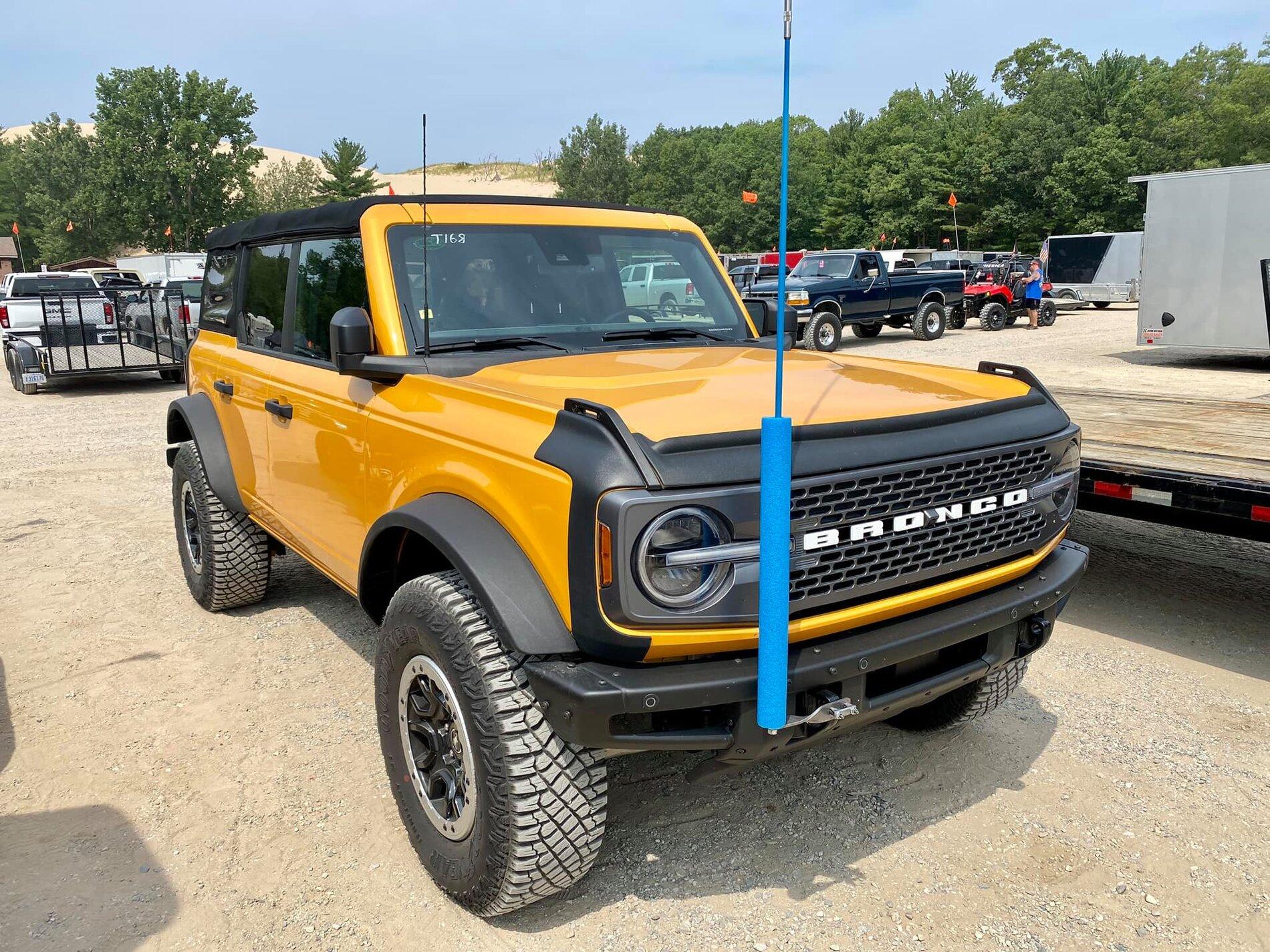 Ford Bronco First look at Trail Armor by Lund on 2021 Bronco - Aeroskin Hood Protector, Front Corners and Rear Corners 2021 Bronco Trail Armor Hood Protector Aeroskin II & Front Corners by Lund 3