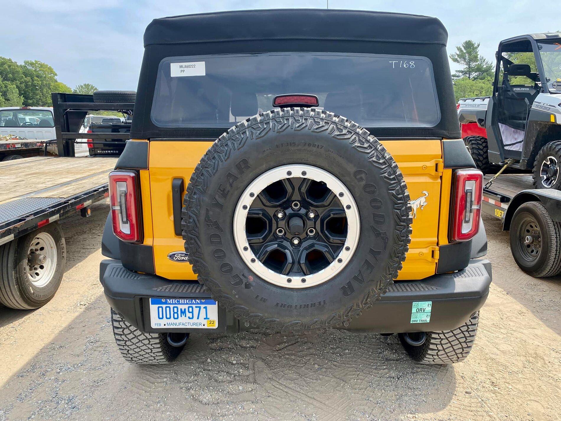 Ford Bronco First look at Trail Armor by Lund on 2021 Bronco - Aeroskin Hood Protector, Front Corners and Rear Corners 2021 Bronco Trail Armor Rear Corners by Lund 2