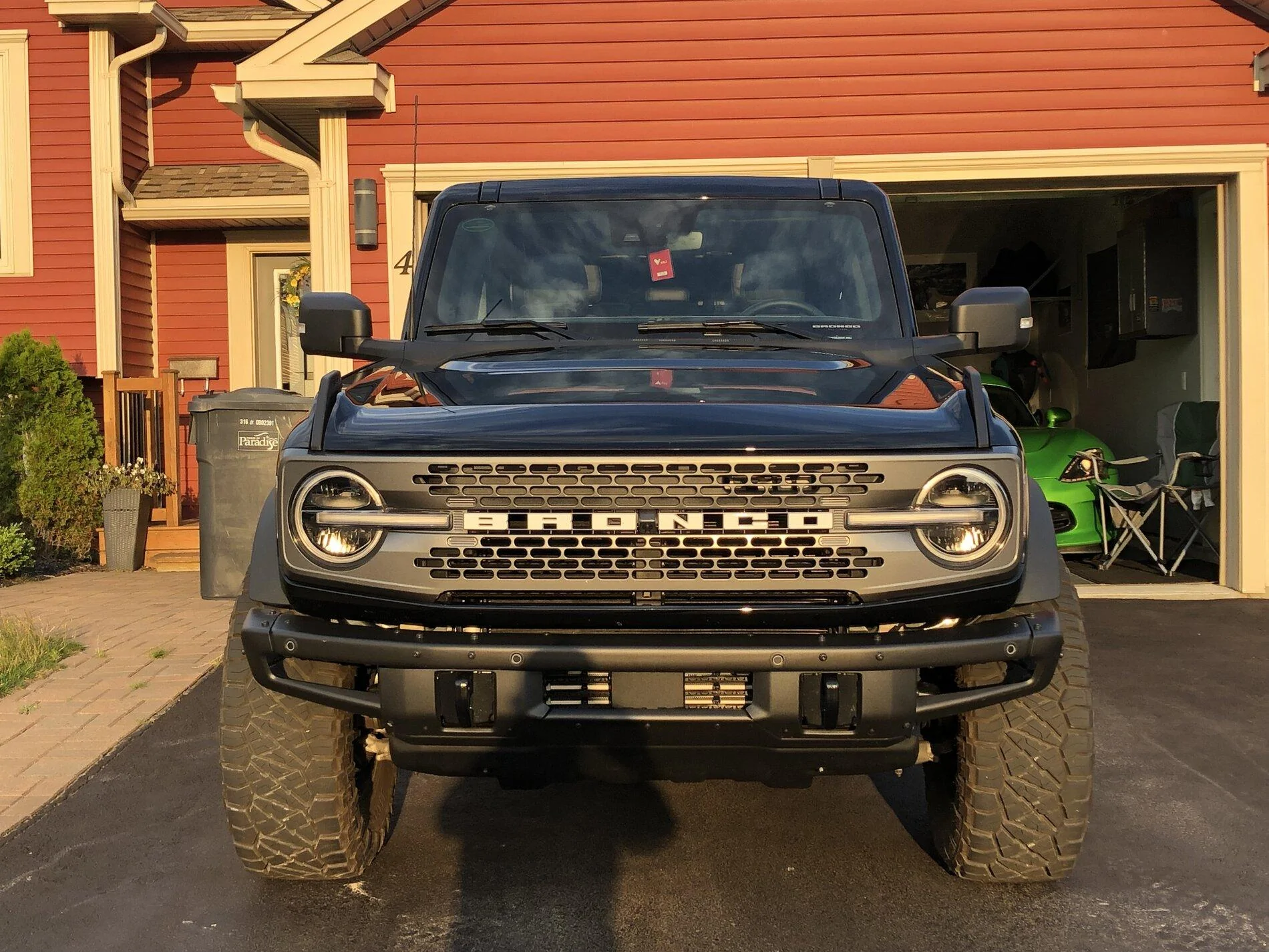Ford Bronco New Rigid 360 lights installed on mirrors B149E3D9-F491-4A84-AA4F-A9416DD63D02