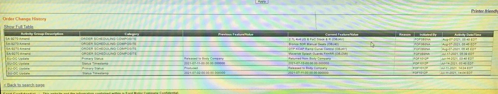 Ford Bronco 6/30 blend dates B1140080-8C02-428B-A761-26CCF8BEE6C5