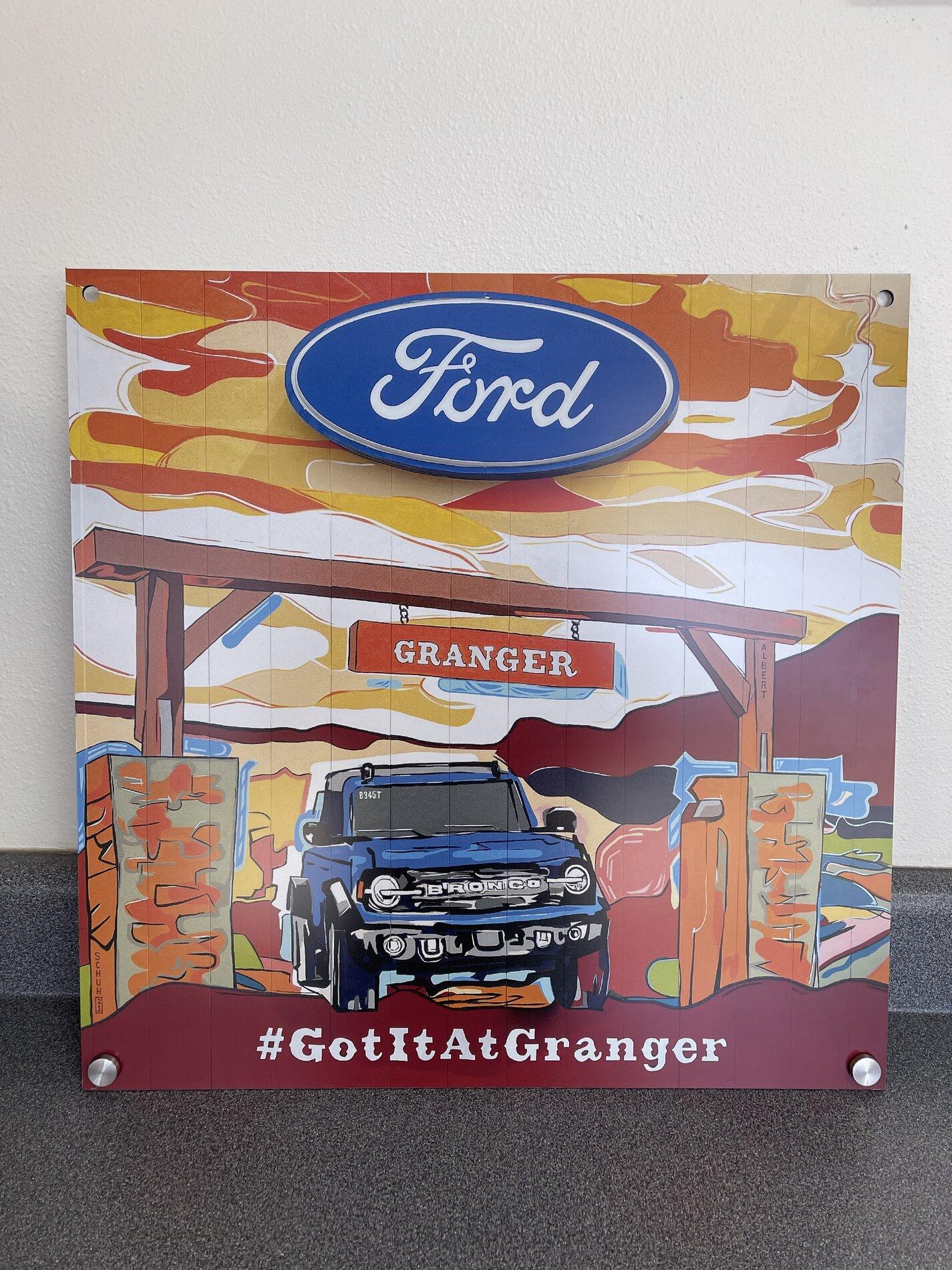 Ford Bronco Granger Bronco Mural IMG_3978