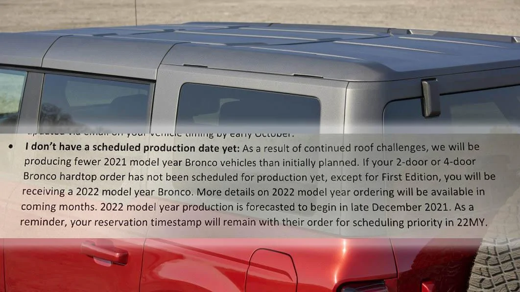 Ford Bronco Finally Drove a Mannequin.... MIC Top Delayed to 2022 Bronco