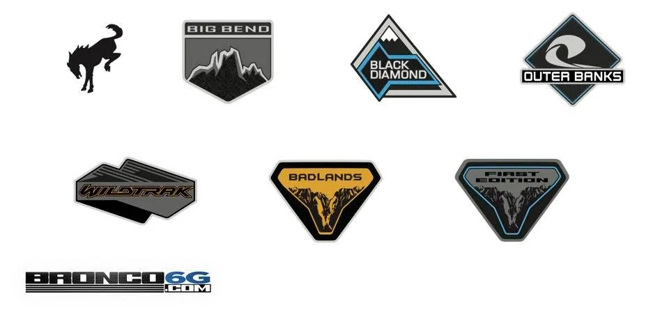 Ford Bronco MY22 Build Poll BroncoEmblems