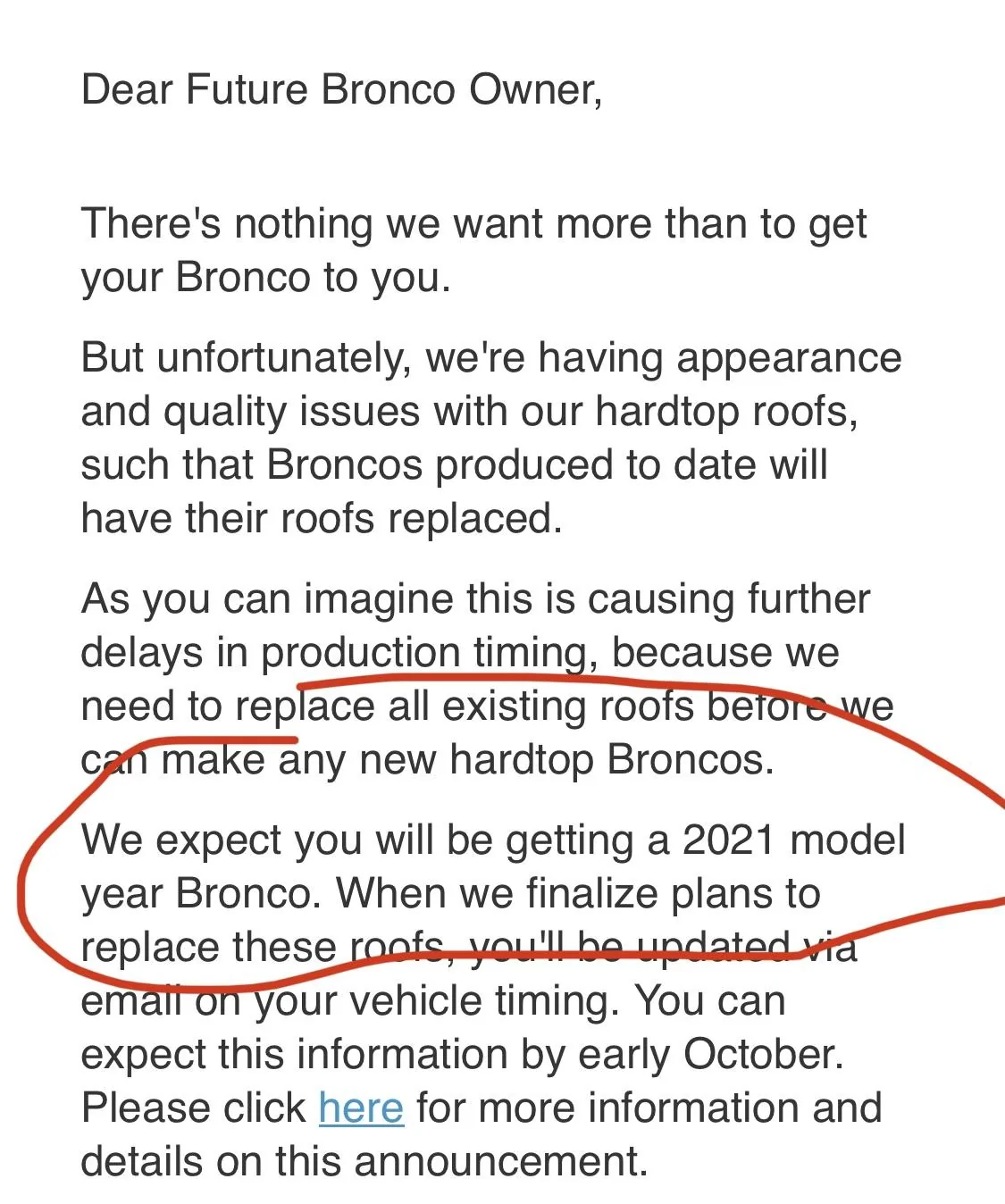Ford Bronco Delivery delay emails have arrived [8/13] AE34F9E2-9D71-4131-912F-3E18C0848E60