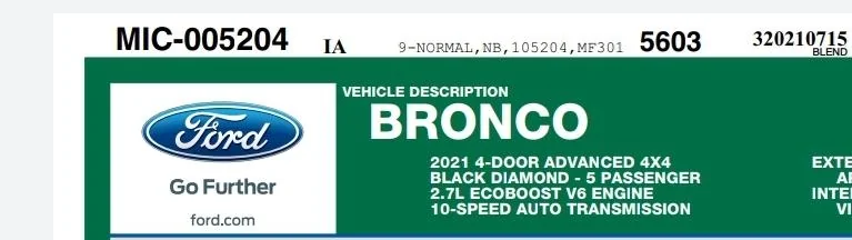 Ford Bronco #BadbatchBroncos - possible timeline for completion/repair/shipping . . . . . Screenshot_20210813-141919_Driv