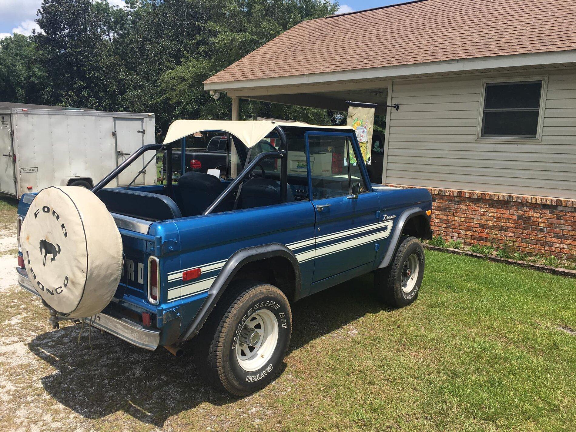 Ford Bronco Vintage Bronco Graphics BlueBronco3