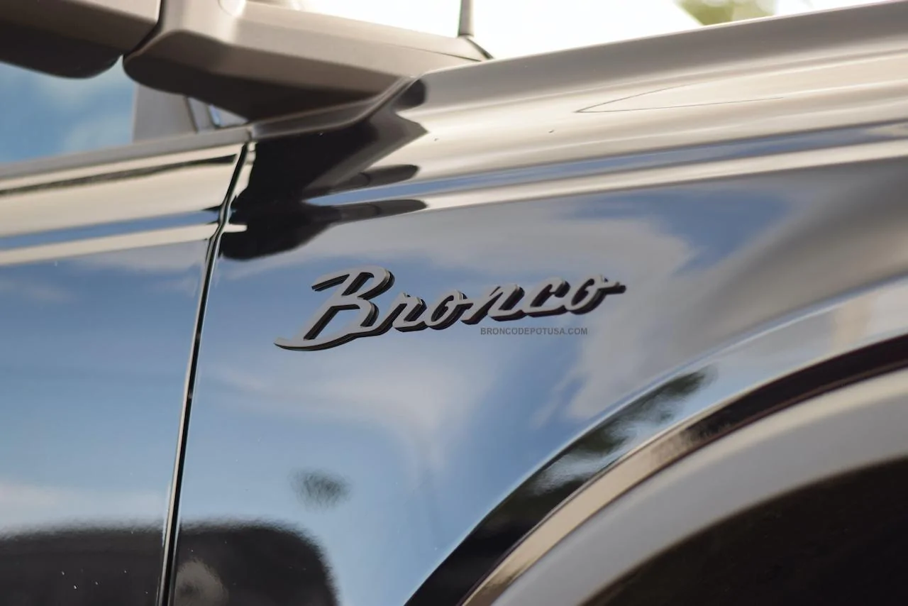 Ford Bronco Adhesive backed Heritage Bronco Fender Badges by BroncoDepotUSA [NO LONGER AVAILABLE] DSC_8210