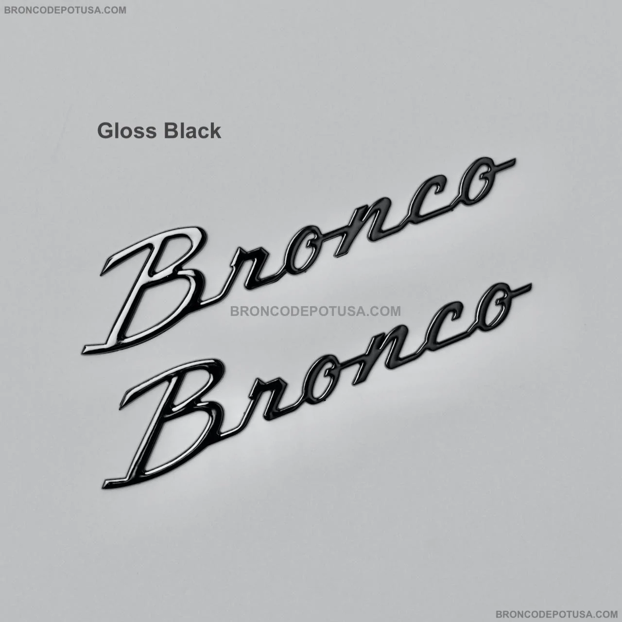 Ford Bronco Adhesive backed Heritage Bronco Fender Badges by BroncoDepotUSA [NO LONGER AVAILABLE] DSC_8303