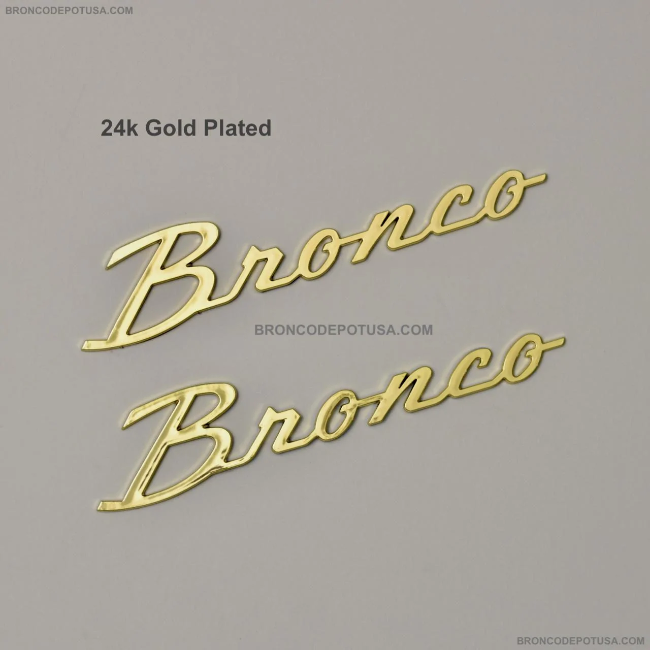 Ford Bronco Adhesive backed Heritage Bronco Fender Badges by BroncoDepotUSA [NO LONGER AVAILABLE] DSC_8308