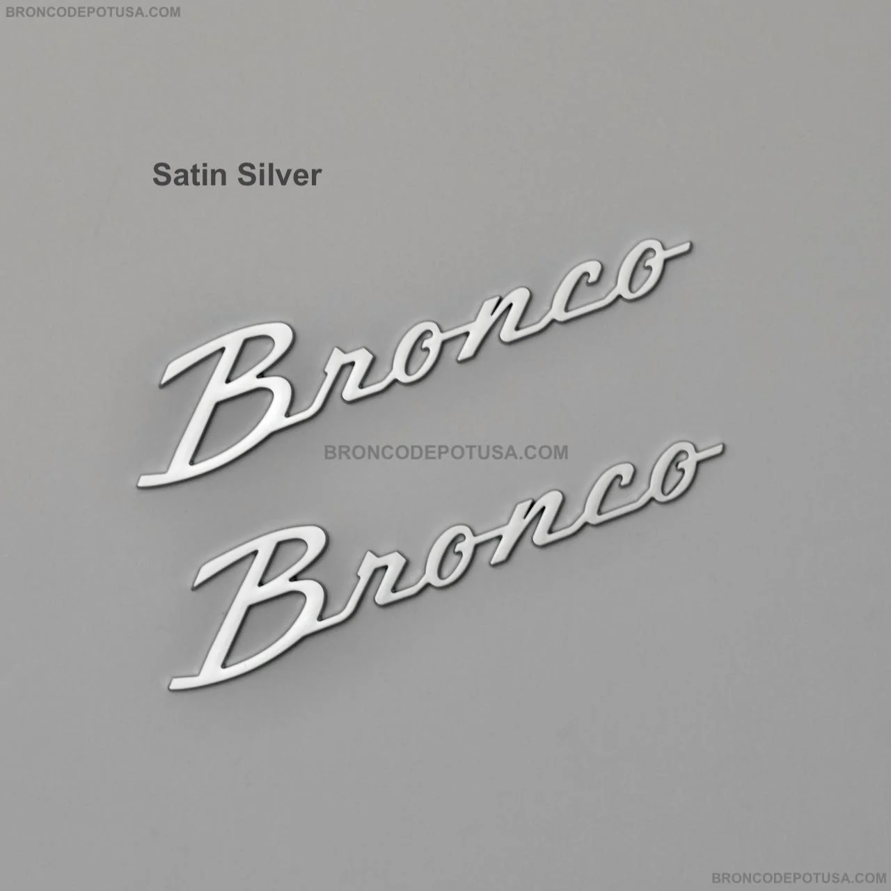 Ford Bronco Adhesive backed Heritage Bronco Fender Badges by BroncoDepotUSA [NO LONGER AVAILABLE] DSC_8317