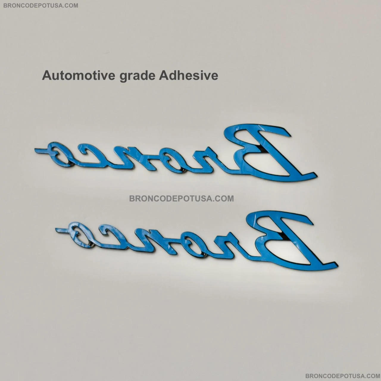 Ford Bronco Adhesive backed Heritage Bronco Fender Badges by BroncoDepotUSA [NO LONGER AVAILABLE] DSC_8321