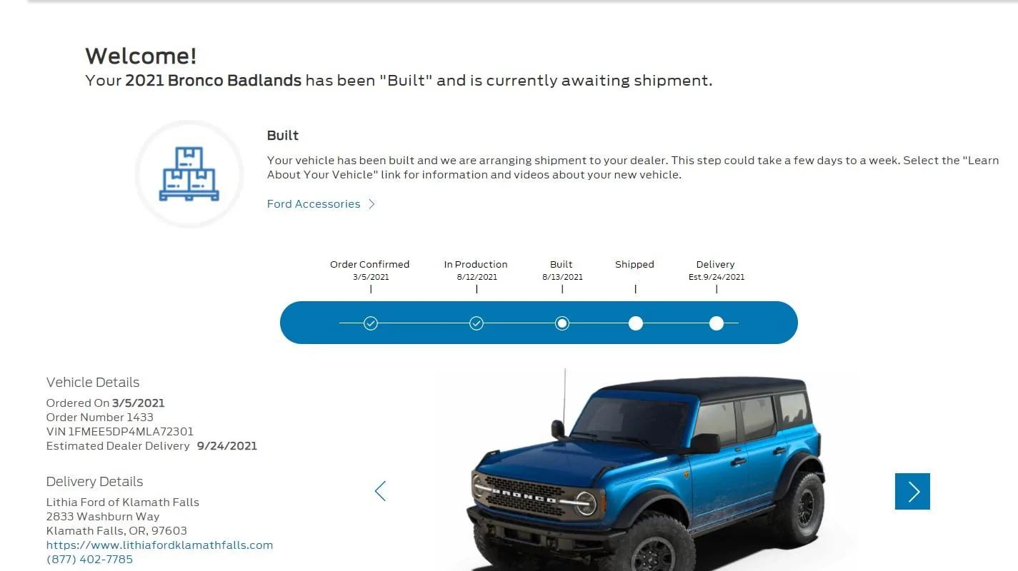 Ford Bronco 🛠 8/9 build week thread Screenshot 2021-08-14 052807