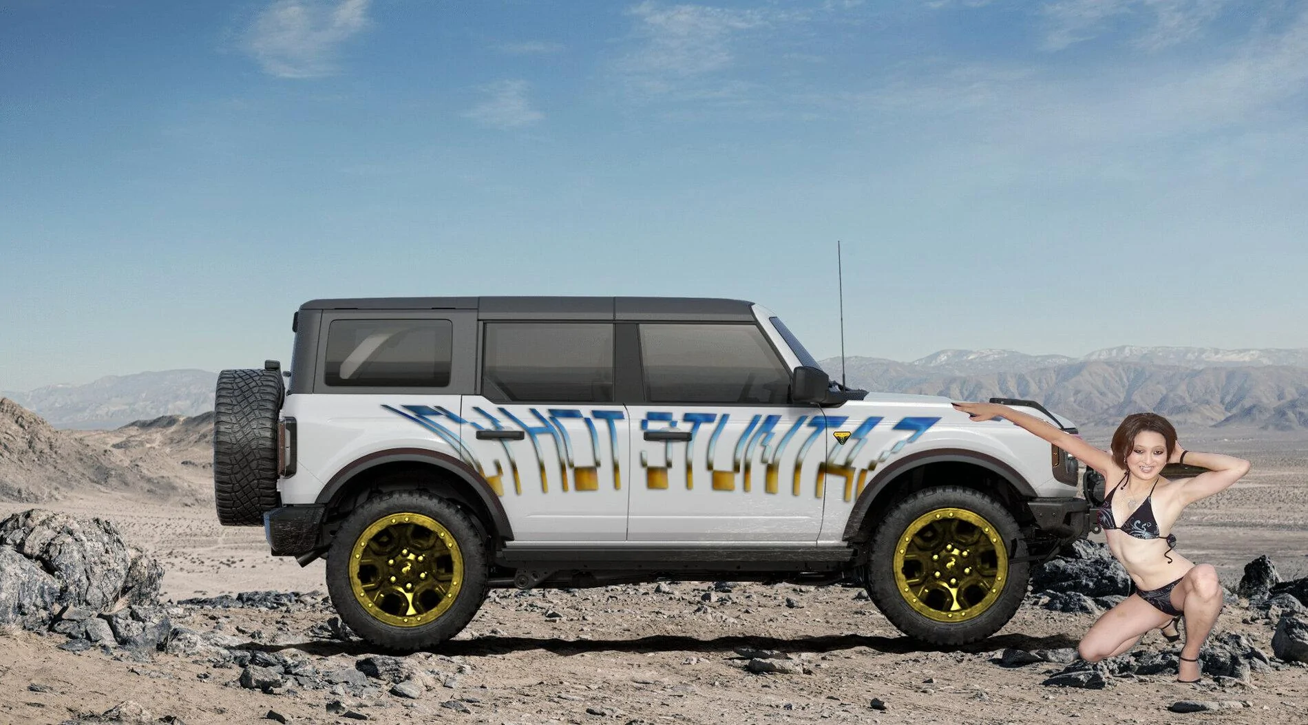 Ford Bronco I just saw this!!!!!! Why????? STUNTAZ
