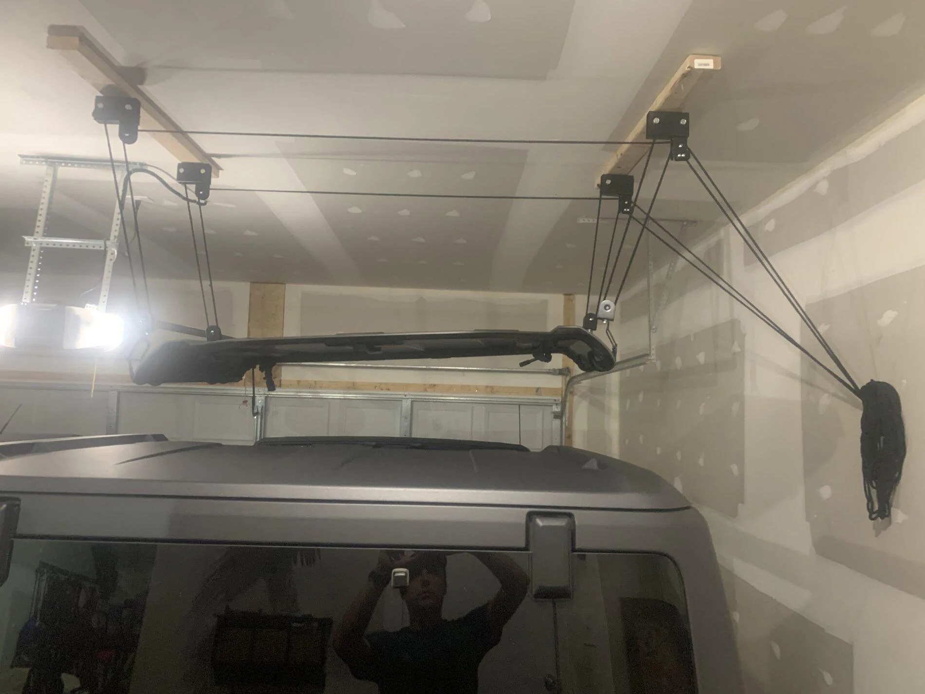 Ford Bronco Rear MIC Top Weight (69.4 lbs) and Home Made Ceiling Hoist 82D57494-2D93-4386-880F-A1618C4FF5D8