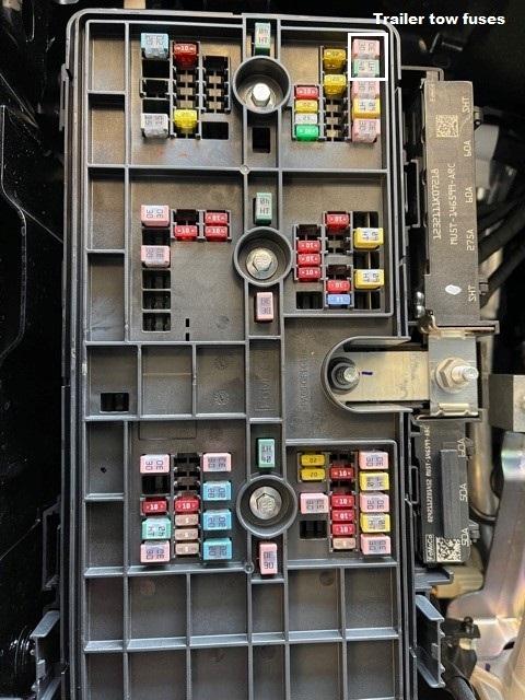 Ford Bronco Trailer wiring harness self-installation fuse box