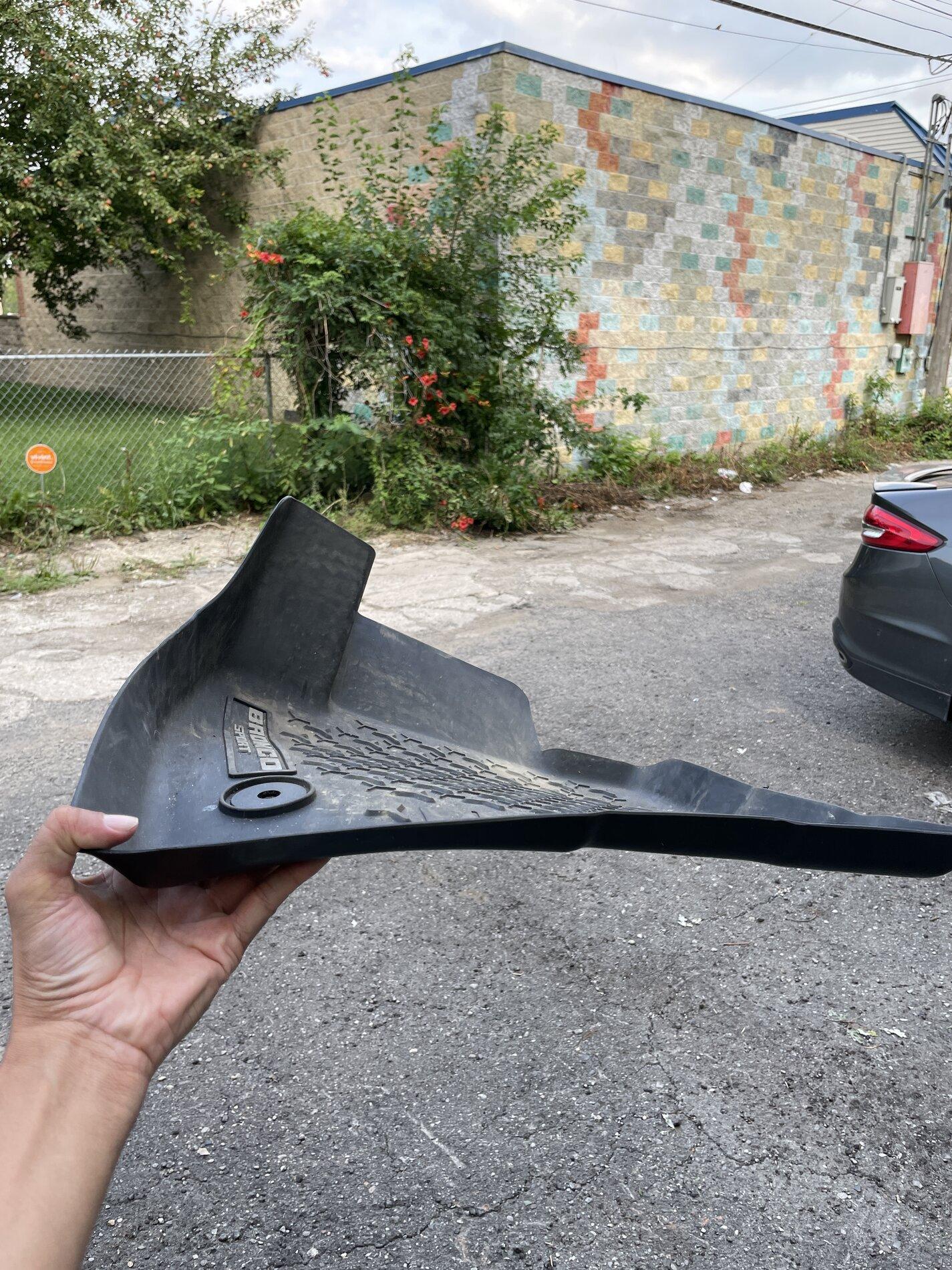 Ford Bronco Ford rubber floor mats are garbage 470F7A9A-6A18-436E-BD1A-C3DDA5A9B383