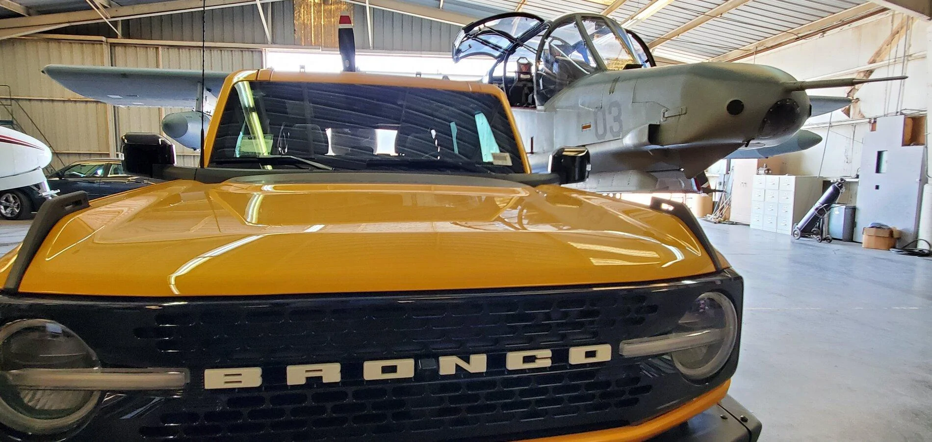 Ford Bronco Double "Bronco" photoshoot during 24 hour demo: 2021 Bronco & OV-10 Bronco 20210816_154551