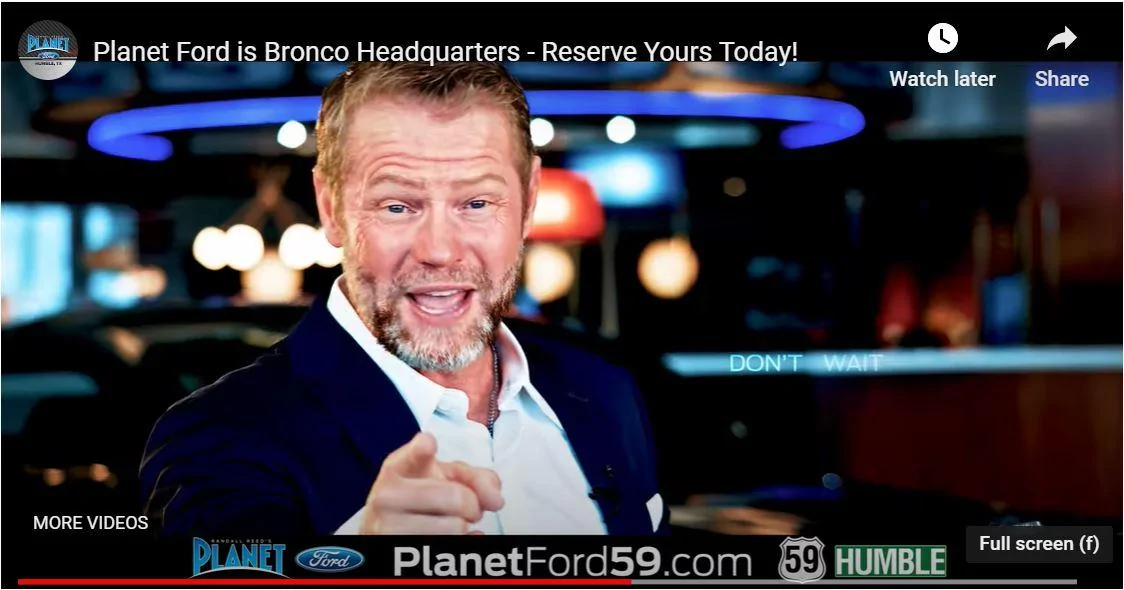 Ford Bronco B345T to Granger Ford Captur