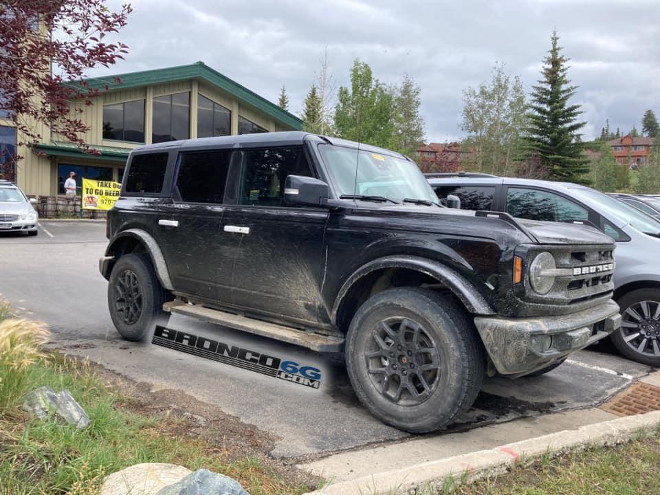 Ford Bronco Bronco Outer Banks Non Sasquatch Spotted 2021 Ford Bronco Outer Banks Regular No Sasquatach Real Life 2