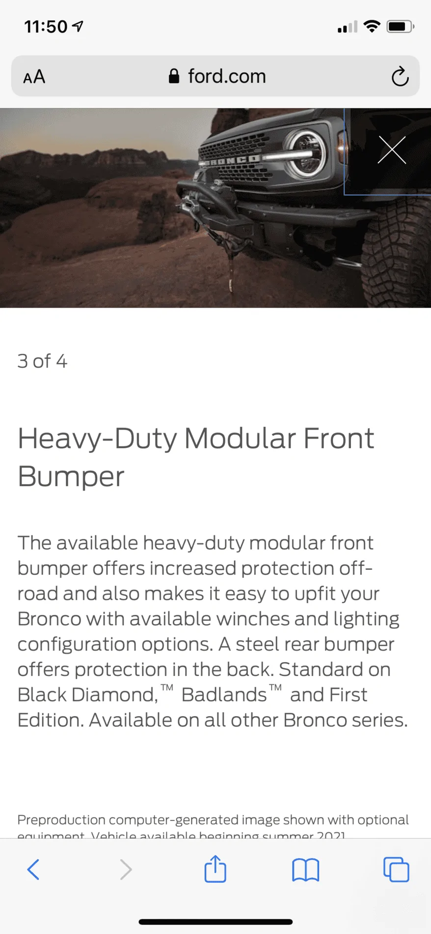Ford Bronco Dropping Wildtrak. BL or OBX conundrum 1629474668464
