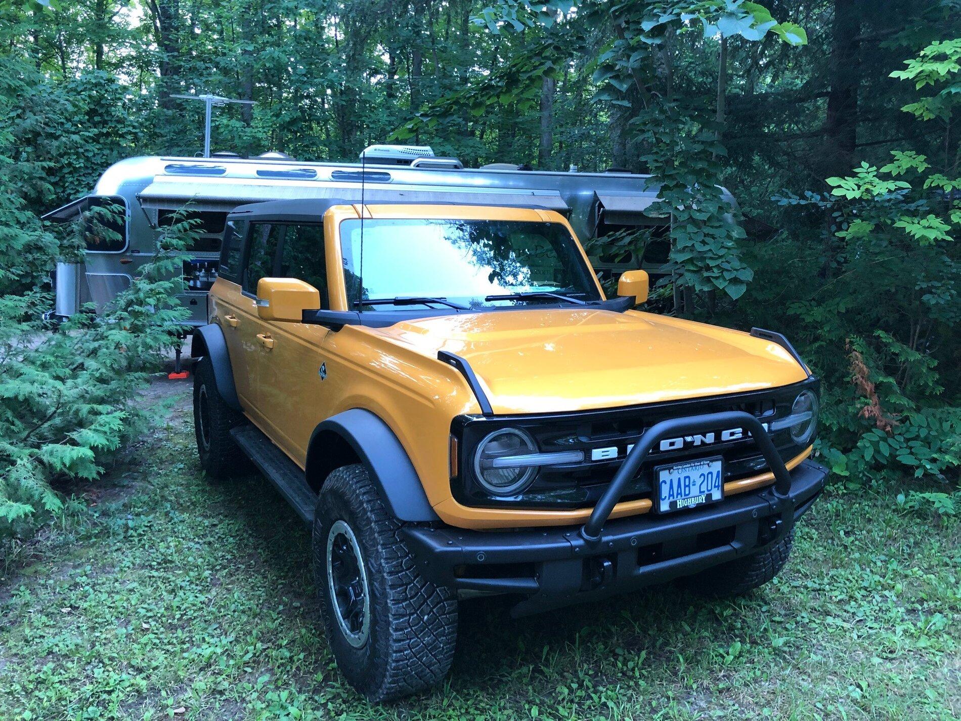 Ford Bronco In the wild Airstream