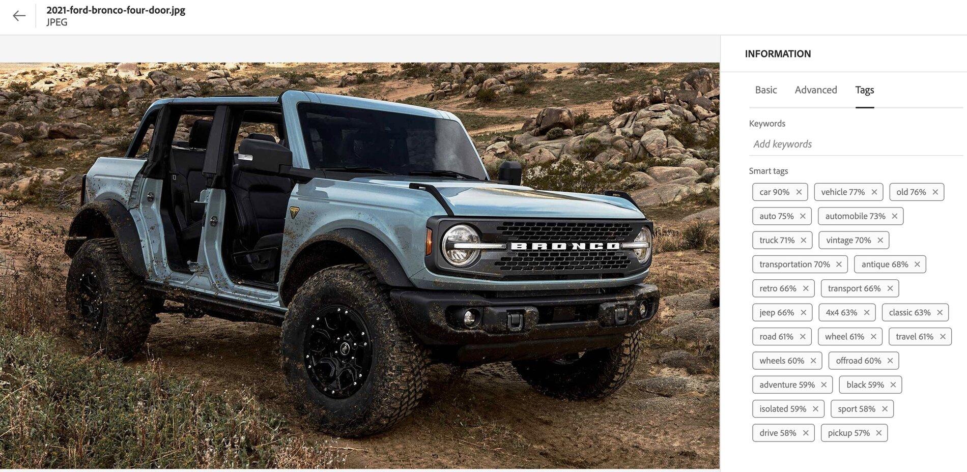 Ford Bronco Artificial Intelligence and the new Bronco Bronco