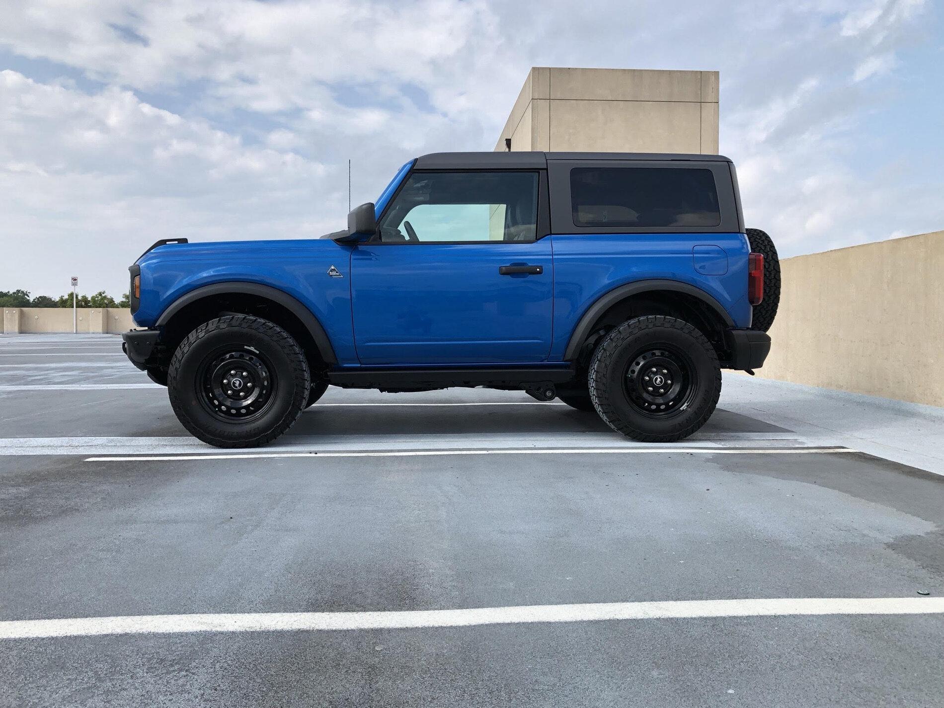 Ford Bronco '21 ManSquatch / SelfSquatch Black Diamond Build bronco before lift